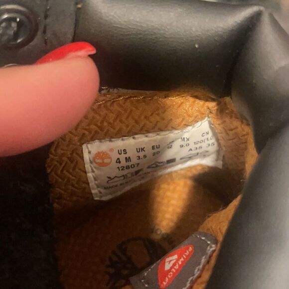 TODDLER BOY BLACK Suede Timberland Boots - Picture 6 of 6